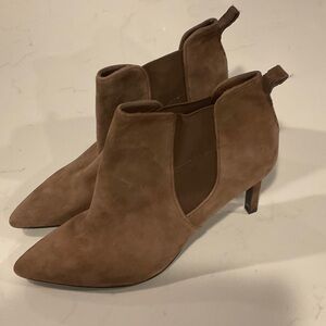 Lauren Ralph Lauren Tan Suede Ankle Booties